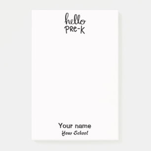 Post-it® Noir et blanc pré-K