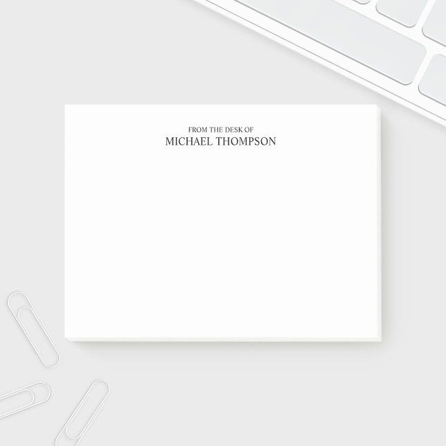 Post-it® Noir et blanc professionnel (Créateur téléchargé)