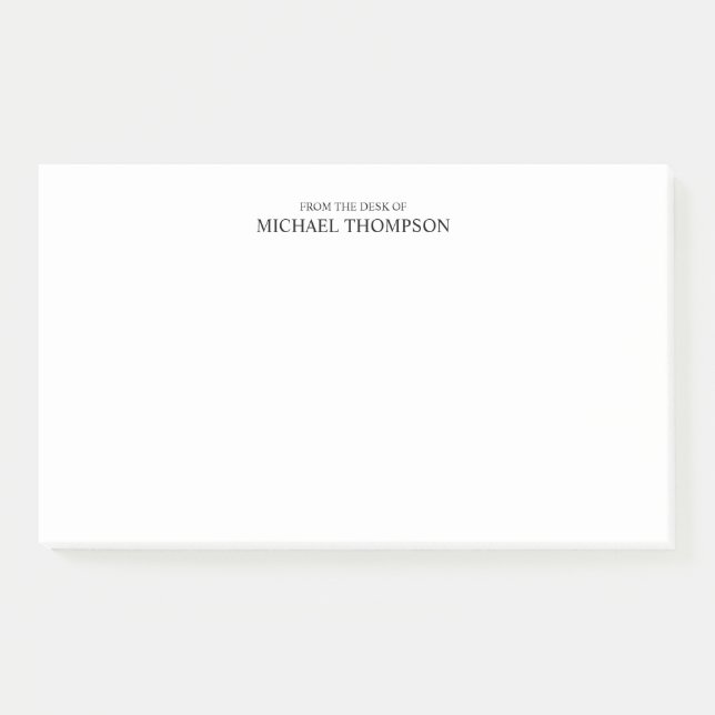 Post-it® Noir et blanc professionnel (Devant)