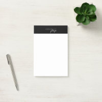 Noir professionnel moderne minimaliste simple