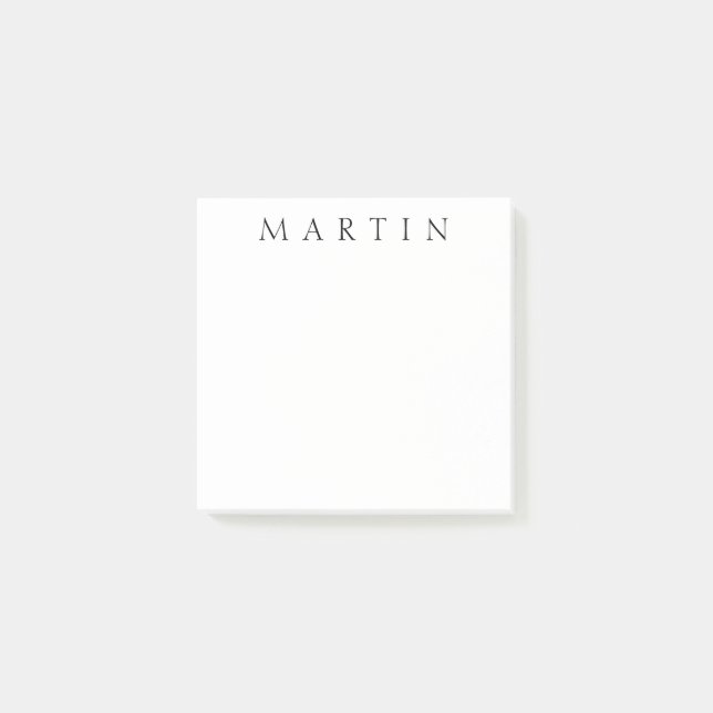 Post-it® Nom classique (ou mot) (Devant)