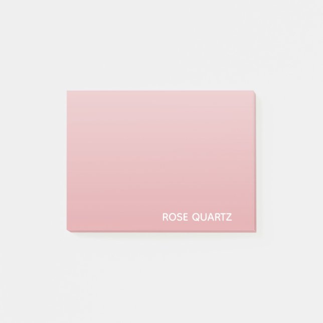 Post-it® Nom de couleur rose quartz rose (Devant)