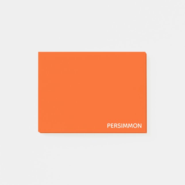 Post-it® Nom de couleur rouge persimon (Devant)