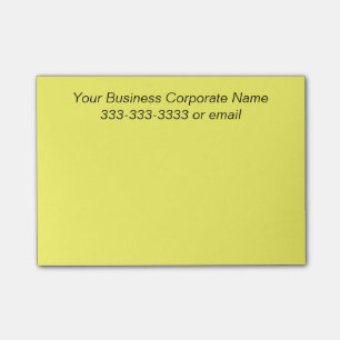 Post-it® Nom de la société customisé simple d'affaires s