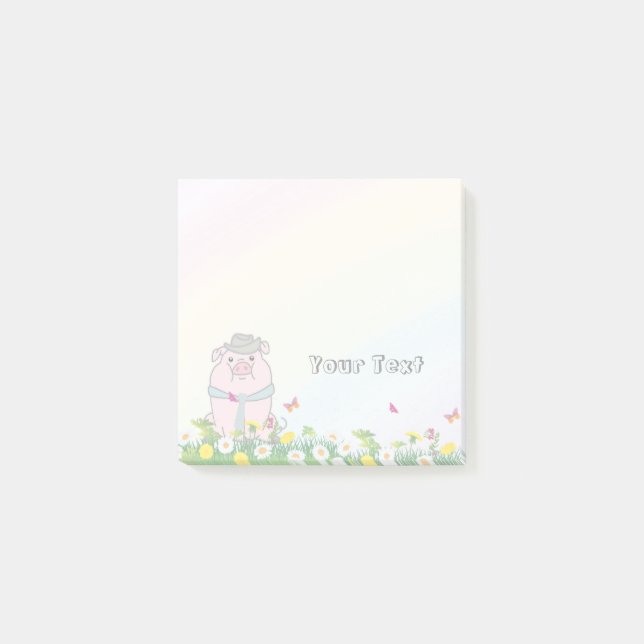 Post-it® Nom de l'animal de ferme Rainbow Kids (Devant)