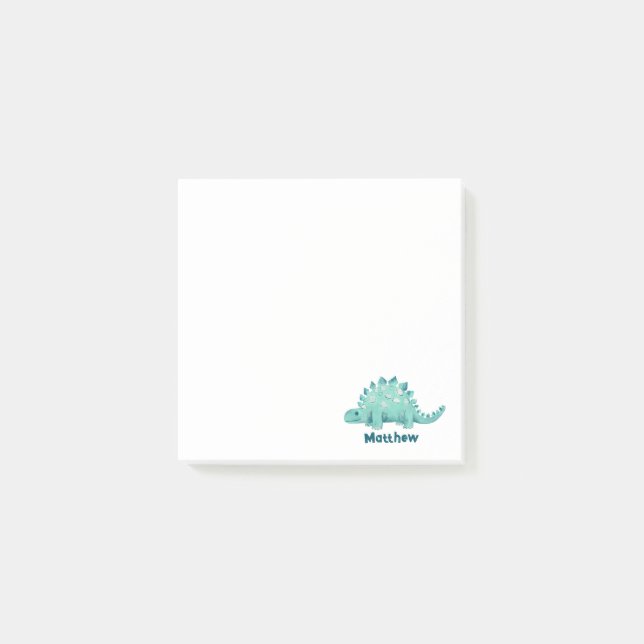 Post-it® Nom des enfants Dinosaur (Devant)