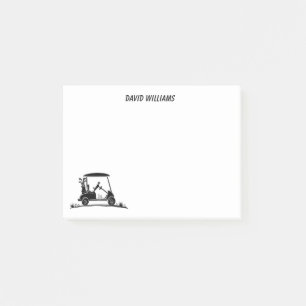 Post-it® Nom du Jack Russell Terrier dans le chariot de gol
