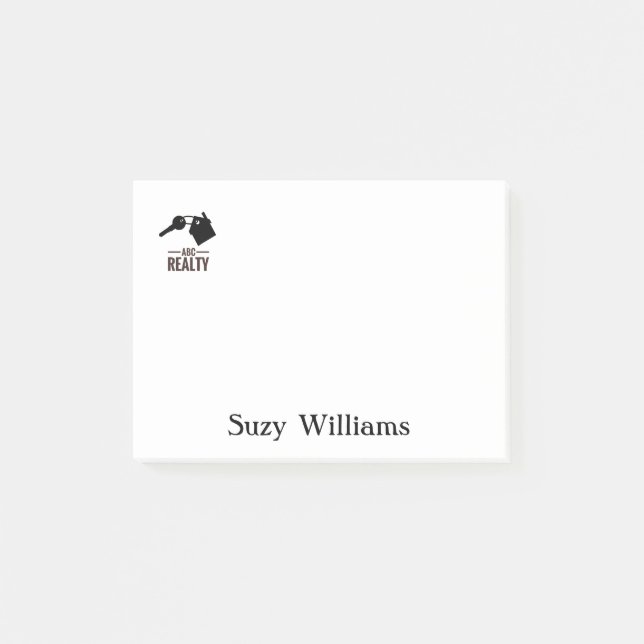 Post-it® Nom du vendeur sur les notes (Devant)