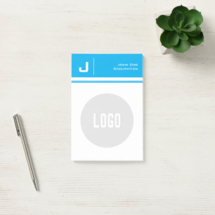 Post-it® Nom et logo personnalisés Nettoyer Simple Minimali