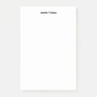 Post-it® Nom Gras Simple Professionnel Simple Moderne Minim