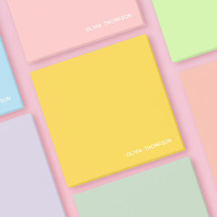 Post-it® Nom jaune Sticky