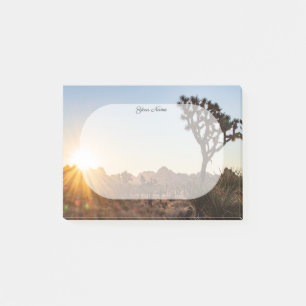 Post-it® Nom Joshua Tree Nature Paysage Sunrise Souvenir
