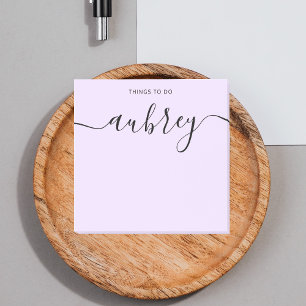 Post-it® Nom manuscrit simple et moderne