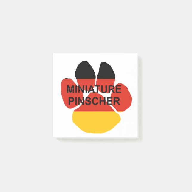 Post-it® nom minuscule de la patte drapeau germanique (Devant)