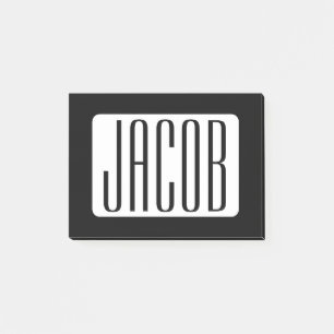 Post-it® Nom moderne ou nom de marque modifiable pour l'ent