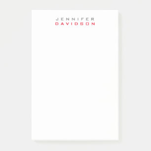 Post-it® Nom moderne professionnel élégant