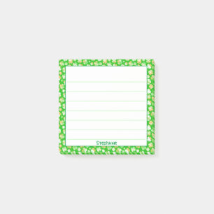 Post-it® Nom:  Motif Shamrock St Patrick's Green Orange