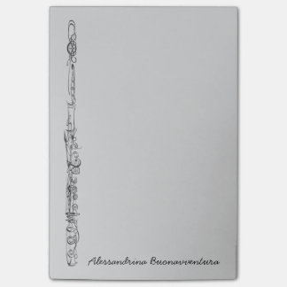 Post-it® Nom personnalisable de croquis droit de cannelure