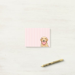 Post-it® Nom personnalisé Chien avec cœur Joyuse Saint-Vale