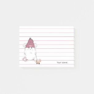 Post-it® Nom personnalisé du petit hamster