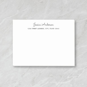 Post-it® Nom personnalisé du script moderne