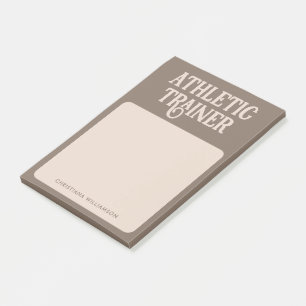 Post-it® Nom personnalisé Entraîneur sportif