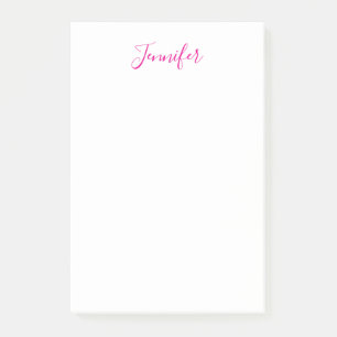 Post-it® Nom professionnel élégant moderne minimaliste simp