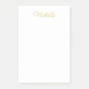 Post-it® Nom propre classique minimaliste professionnel