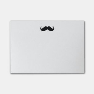 Post-it® Note 4x3 de Courrier-it® de moustache de hippie