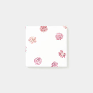 Post-it® Note à coller rose floral 3x3