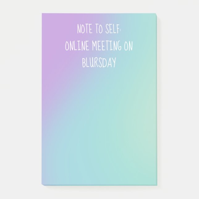 Post-it® "Note à soi" drôle (Devant)