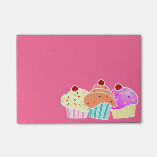 Post-it® Note collante de 3 petits gâteaux