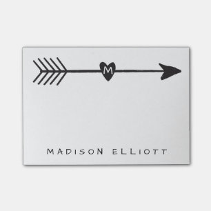 Post-it® Note collante de bureau personnalisée par flèche