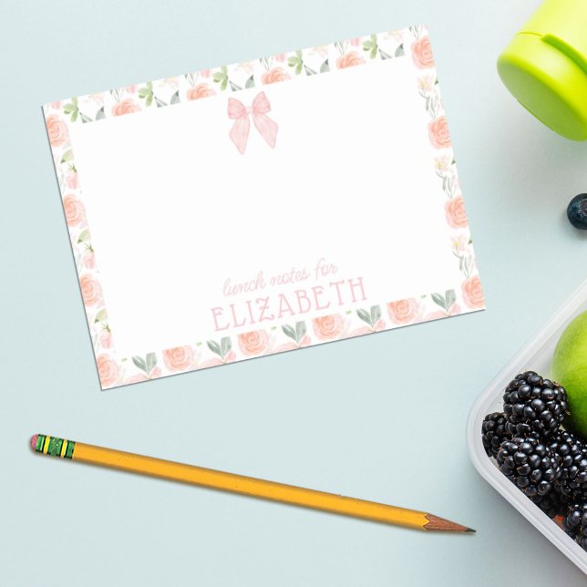 Post-it® Note de déjeuner personnalisée pour enfants à moti (Créateur téléchargé)