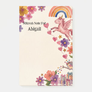 Post-it® Note de mitzvah de fille juive