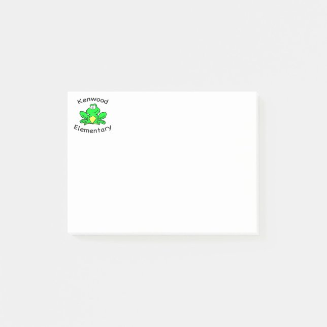 Post-it® note de post-it 4x3 (Devant)