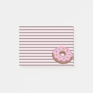 Post-it® Note de post-it mignonne de beignet