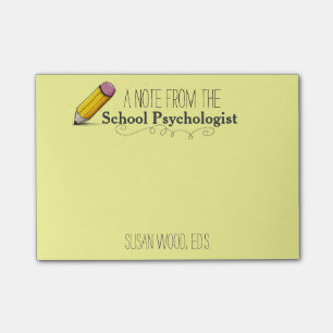 Post-it® Note du Courrier-it® du psychologue fait sur