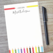 Note du professeur Rainbow Pencils