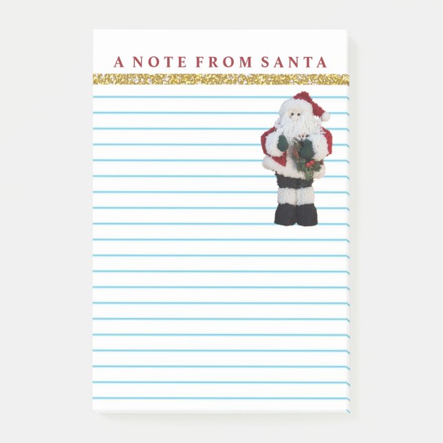 Post-it® Note mignonne du père noël (Devant)