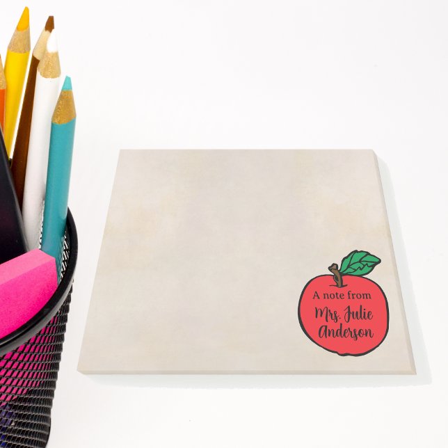 Post-it® Note personnalisée pour l'enseignant (Créateur téléchargé)