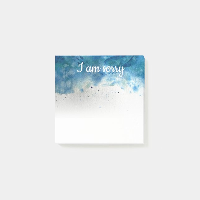 Post-it® Note post-it d'onde océanique - (photo no 1) (Devant)