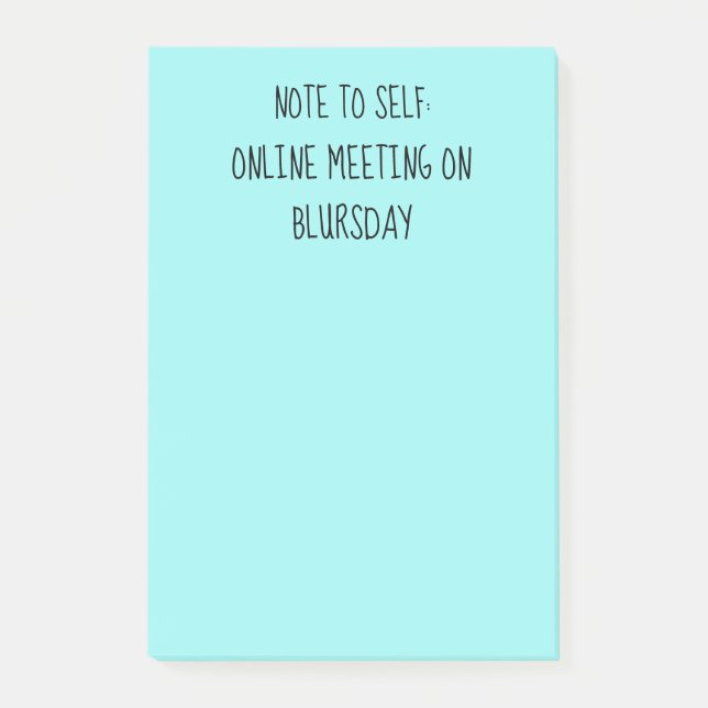 Post-it® "Note pour soi" Funny Home Office Notes (Devant)