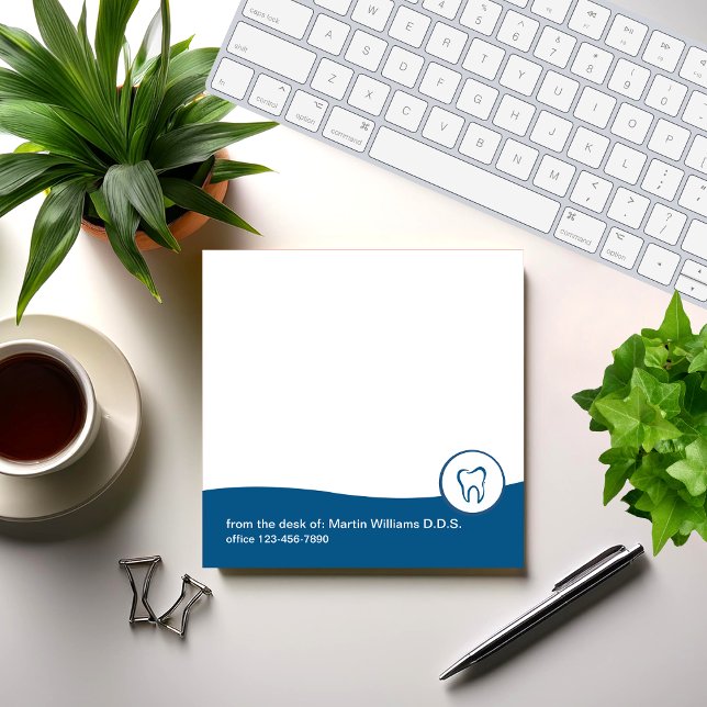 Post-it® Notepads Sticky Office Dentist Moderne (Créateur téléchargé)