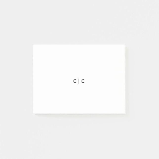 Post-It® Notes, 4" x 3" (Devant)