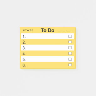 Post-it® Notes 4 x 3 TODO