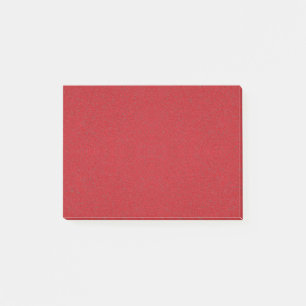 Post-it® Notes à collants rouges à deux finitions de tomate