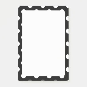 Post-It® Notes à pois blancs Poka,