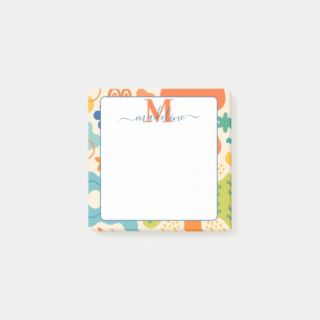 Post-it® Notes abstraits couleur splash personnali (Devant)