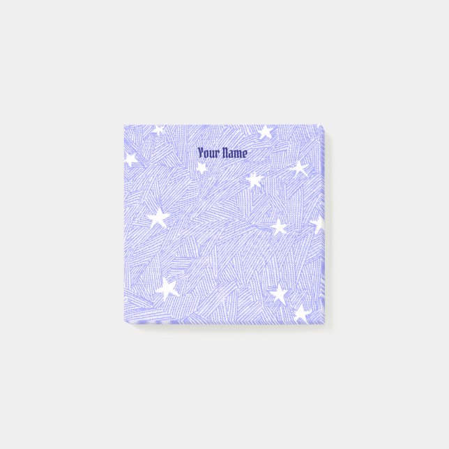 Post-it® Notes adhésives avec étoiles vintage (Devant)